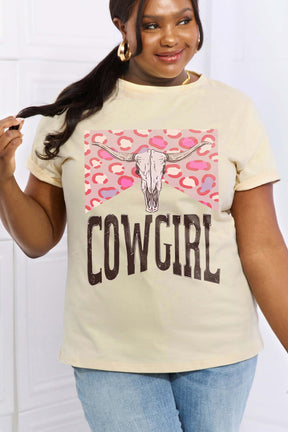 Simply Love Simply Love Full Size COWGIRL Graphic Cotton Tee