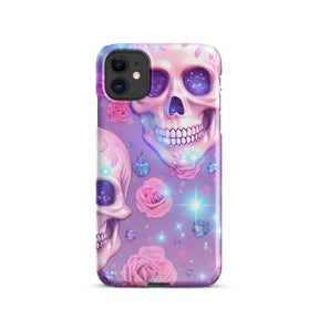 Pink Skull Snap case for iPhone®