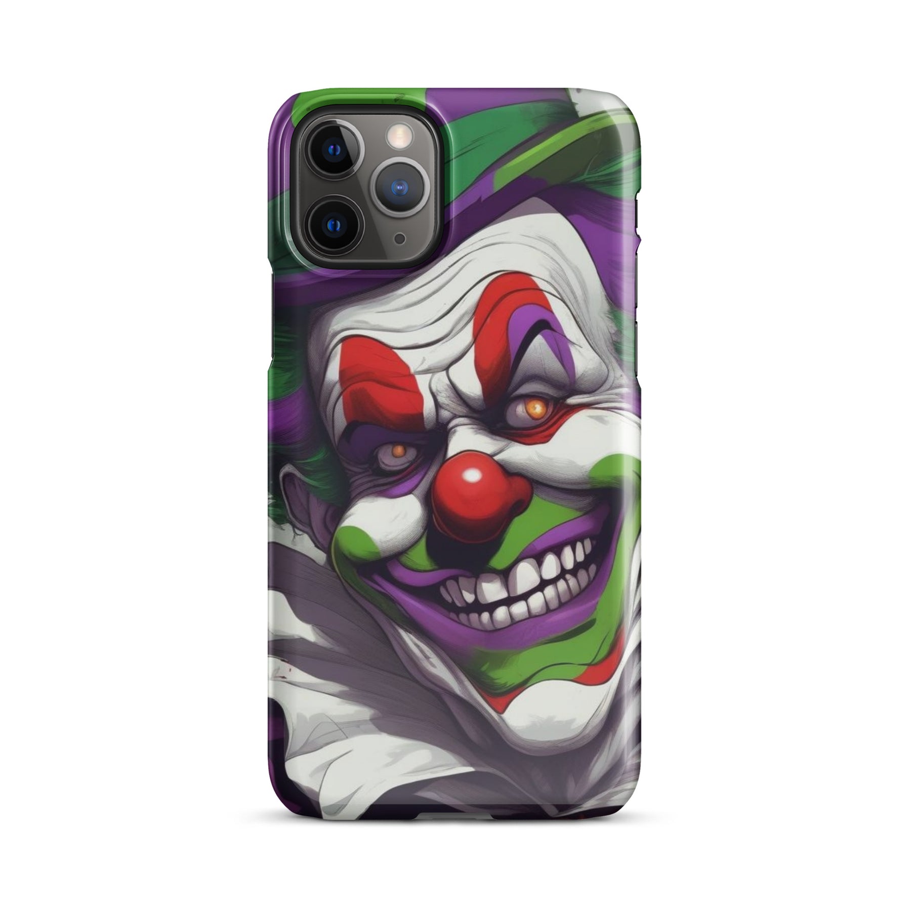 Spooky Clown Snap case for iPhone®