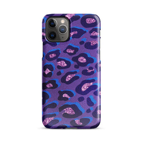 Purple Leopard  Snap case for iPhone®