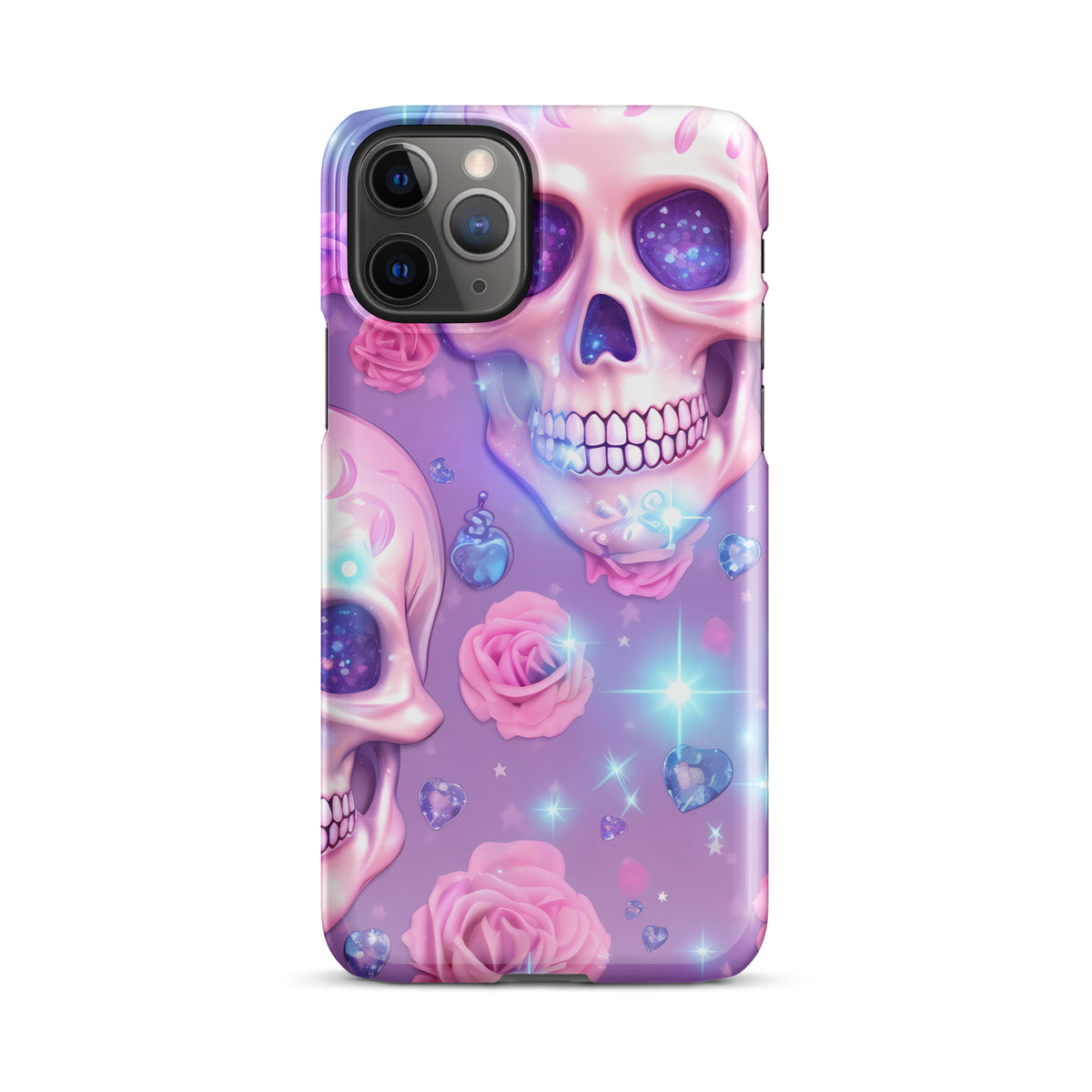 Pink Skull Snap case for iPhone®