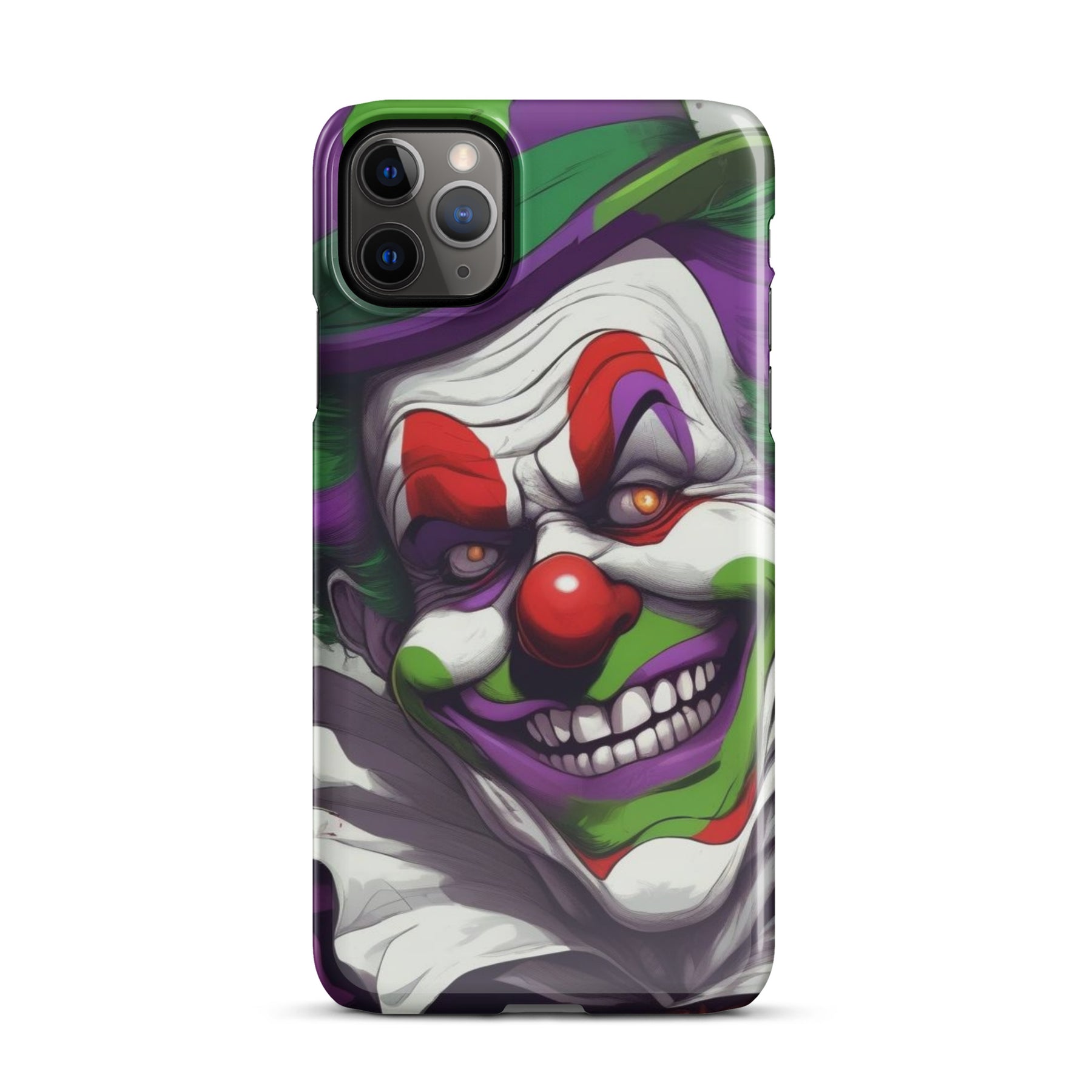 Spooky Clown Snap case for iPhone®