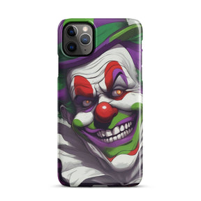 Spooky Clown Snap case for iPhone®