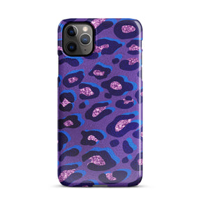 Purple Leopard  Snap case for iPhone®