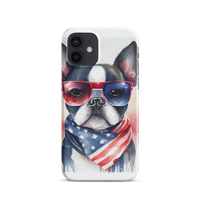 French Bulldog Patriotic Snap case for iPhone®