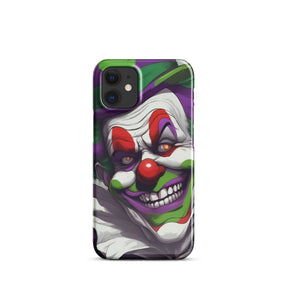 Spooky Clown Snap case for iPhone®