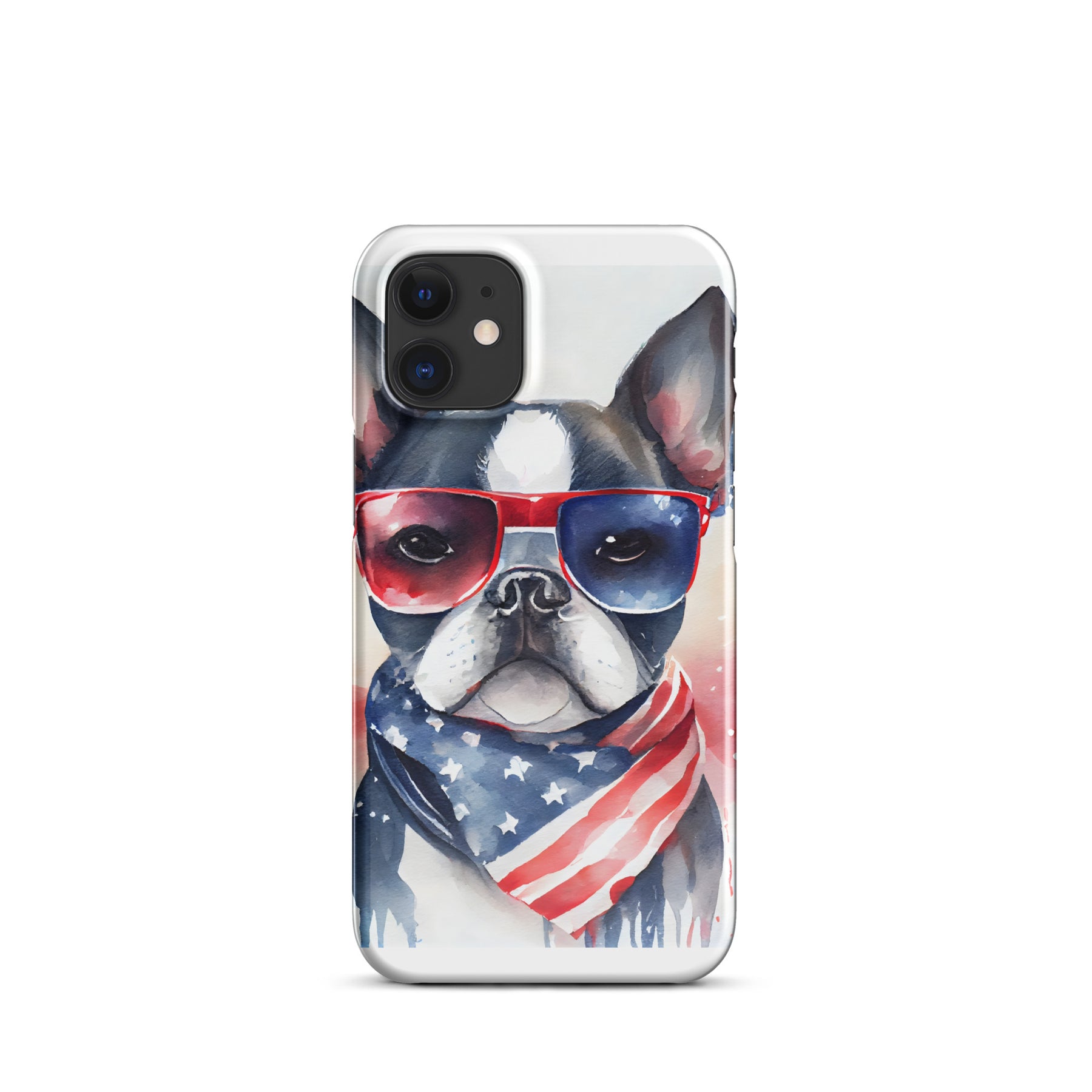 French Bulldog Patriotic Snap case for iPhone®