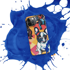 Glossy snap case for iPhone 12 Pro Max, clear design with vibrant colors.