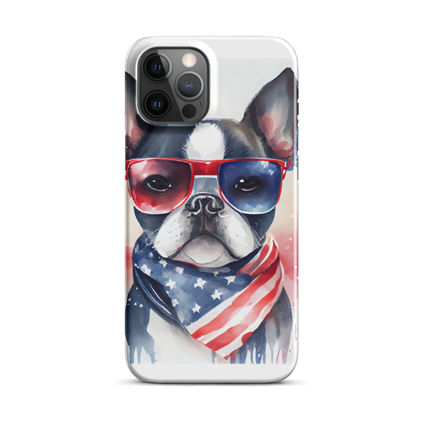 French Bulldog Patriotic Snap case for iPhone®