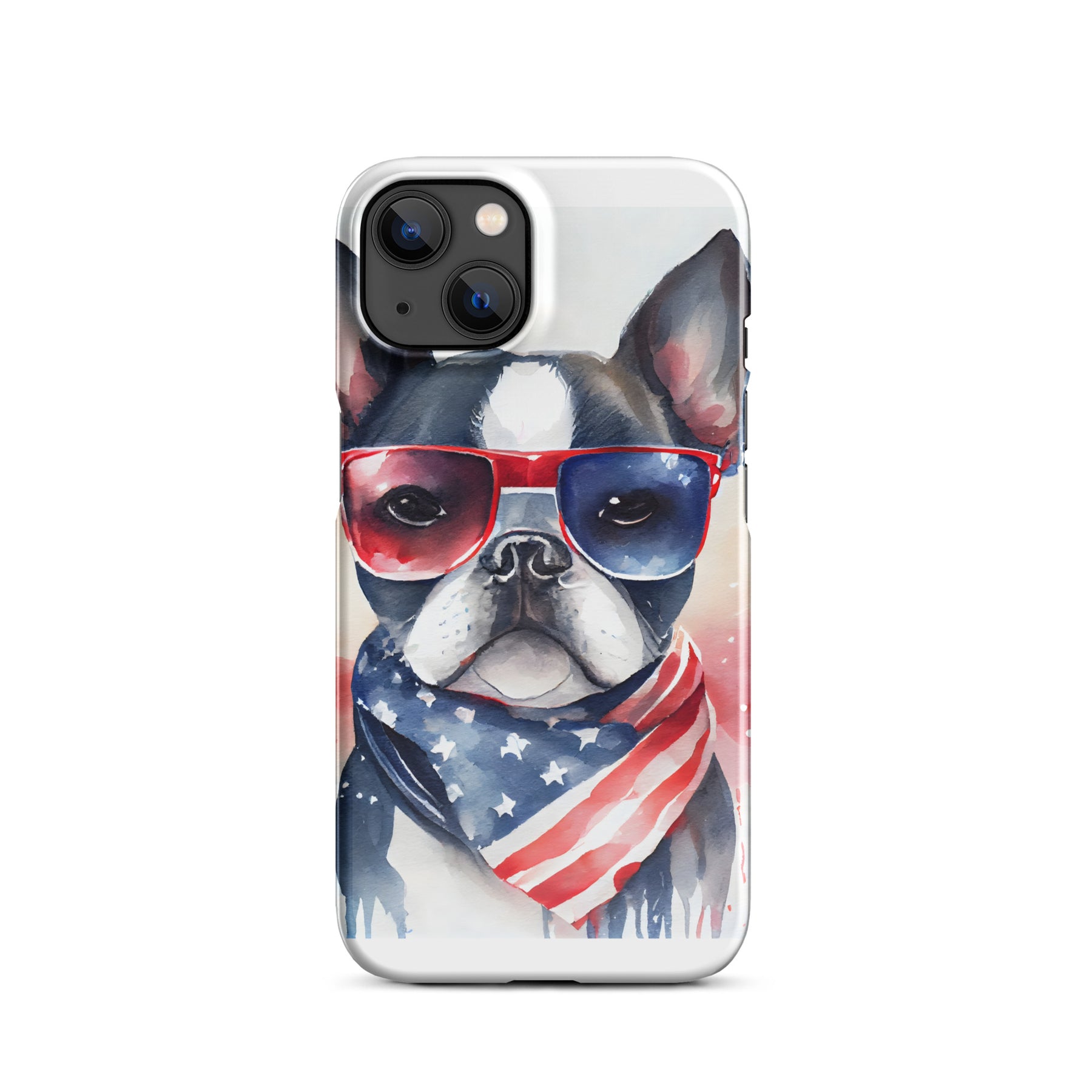 French Bulldog Patriotic Snap case for iPhone®