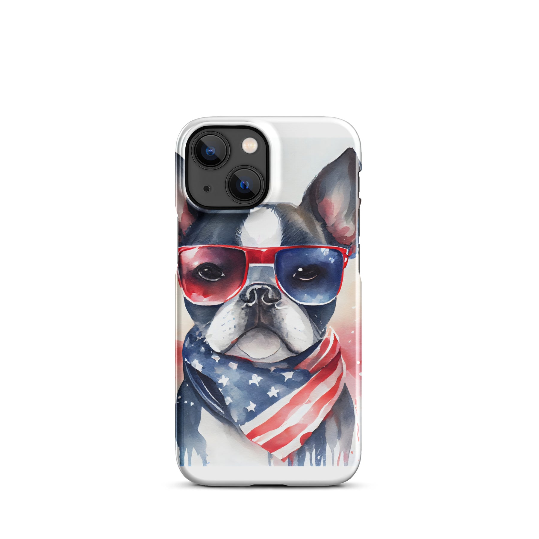 French Bulldog Patriotic Snap case for iPhone®