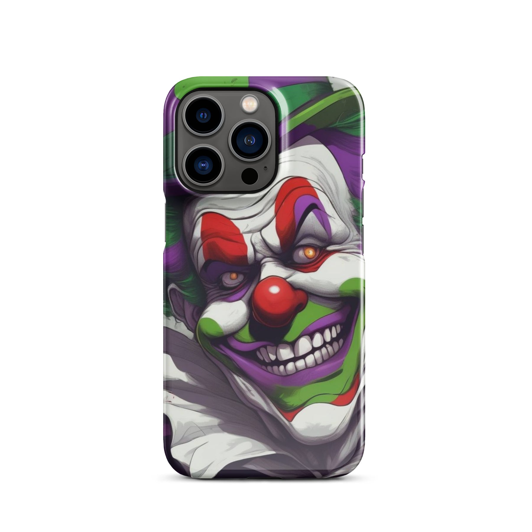 Spooky Clown Snap case for iPhone®