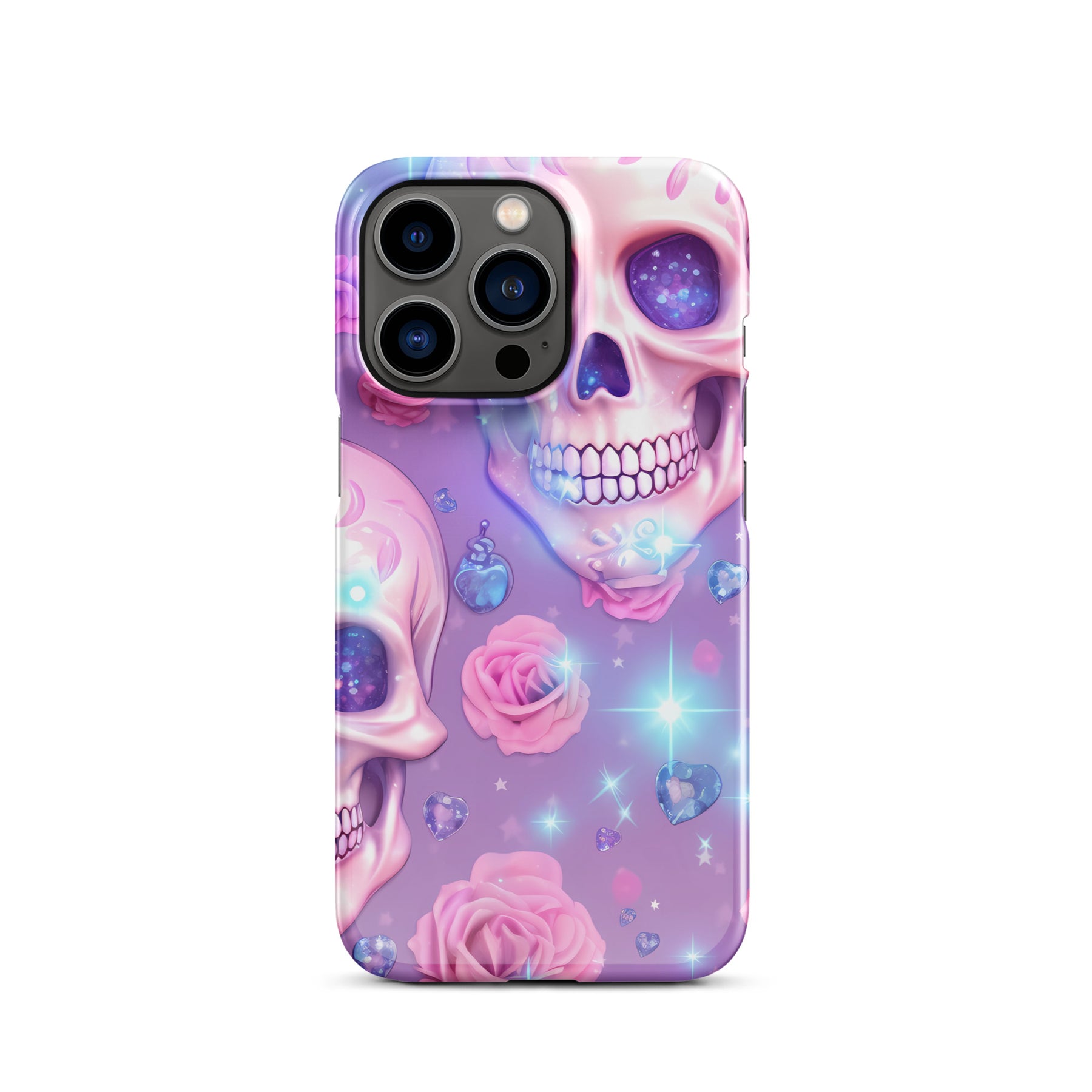 Pink Skull Snap case for iPhone®