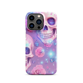 Pink Skull Snap case for iPhone®