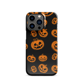 Pumpkin Face Snap case for iPhone®