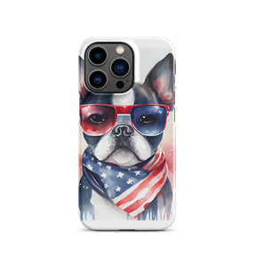 French Bulldog Patriotic Snap case for iPhone®