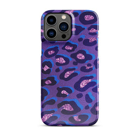 Purple Leopard  Snap case for iPhone®