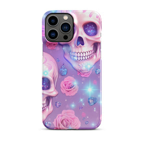 Pink Skull Snap case for iPhone®