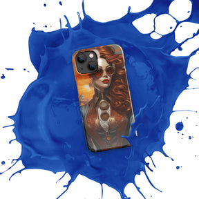 Steampunk Girl Snap case for iPhone®