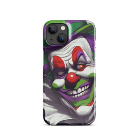 Spooky Clown Snap case for iPhone®