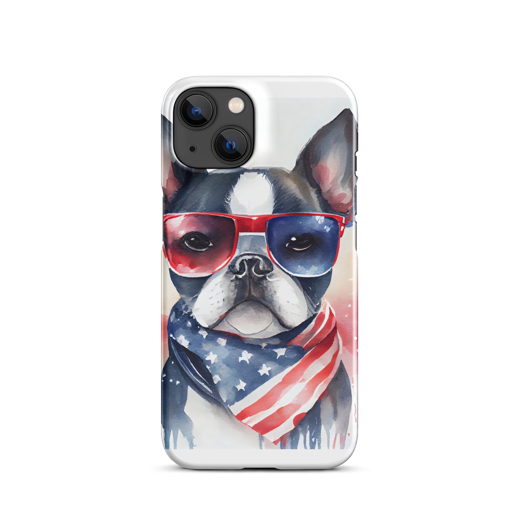 French Bulldog Patriotic Snap case for iPhone®