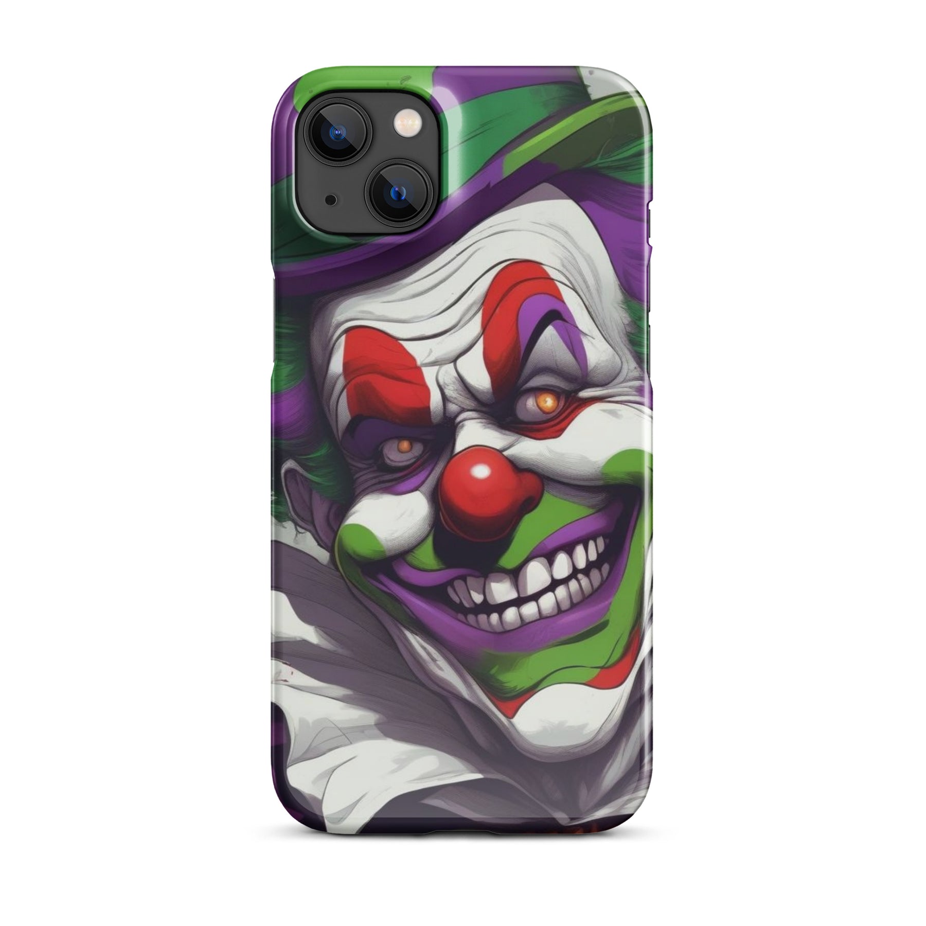 Spooky Clown Snap case for iPhone®