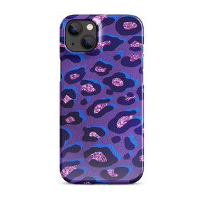 Purple Leopard  Snap case for iPhone®