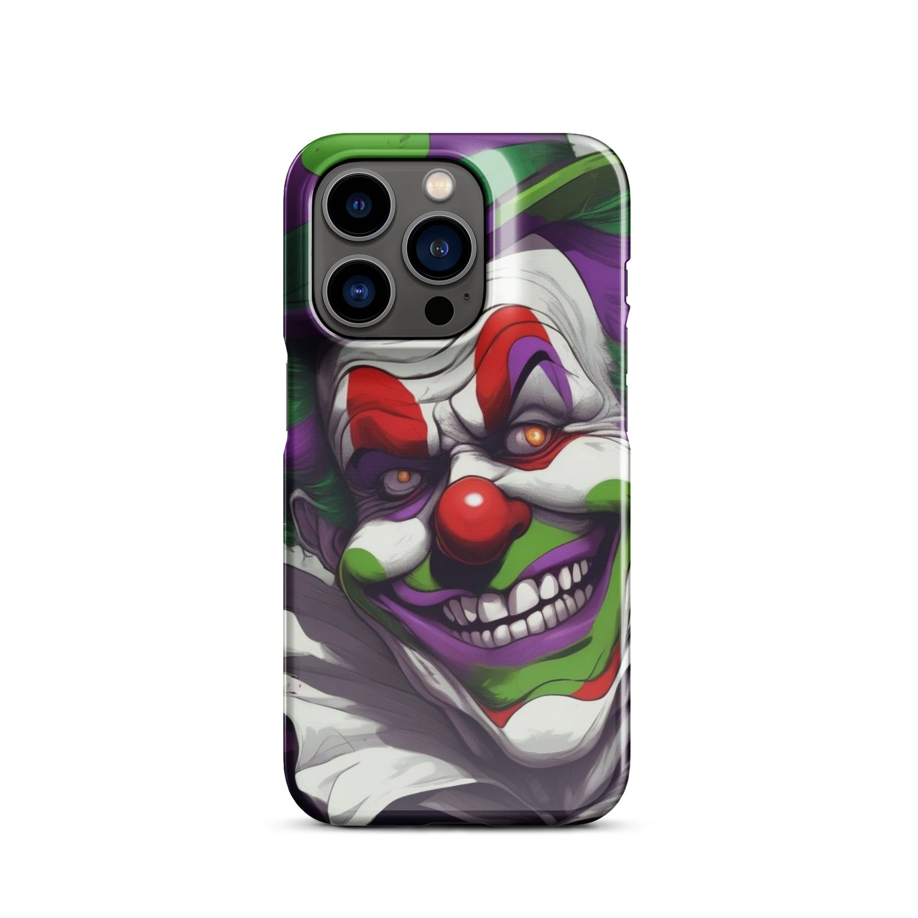 Spooky Clown Snap case for iPhone®