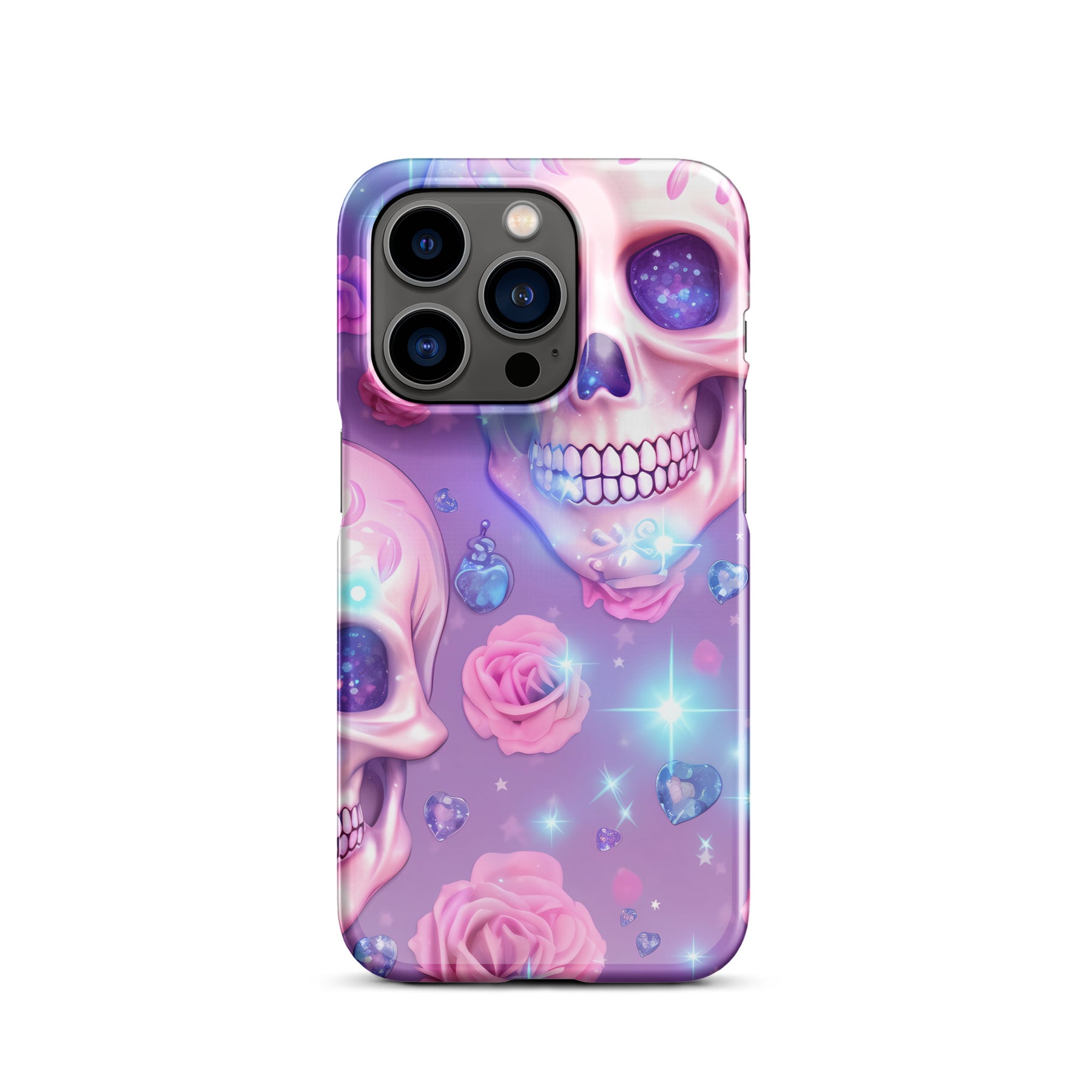 Pink Skull Snap case for iPhone®