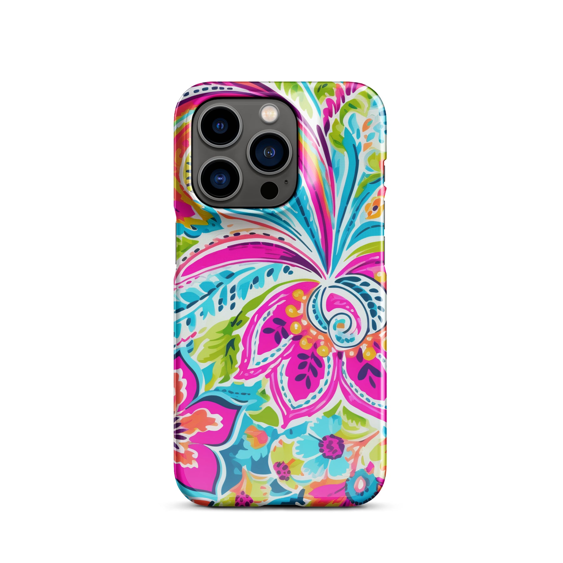 Colorful flowers Snap case for iPhone®