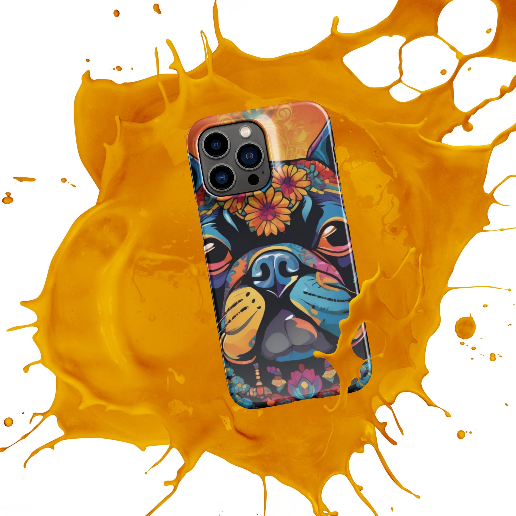 French Bulldog Day of the Dead Snap case for iPhone®