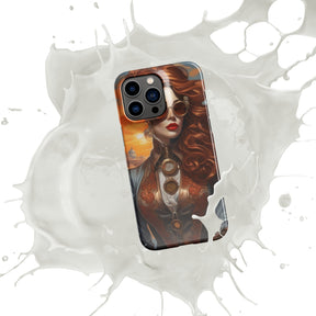 Steampunk Girl Snap case for iPhone®