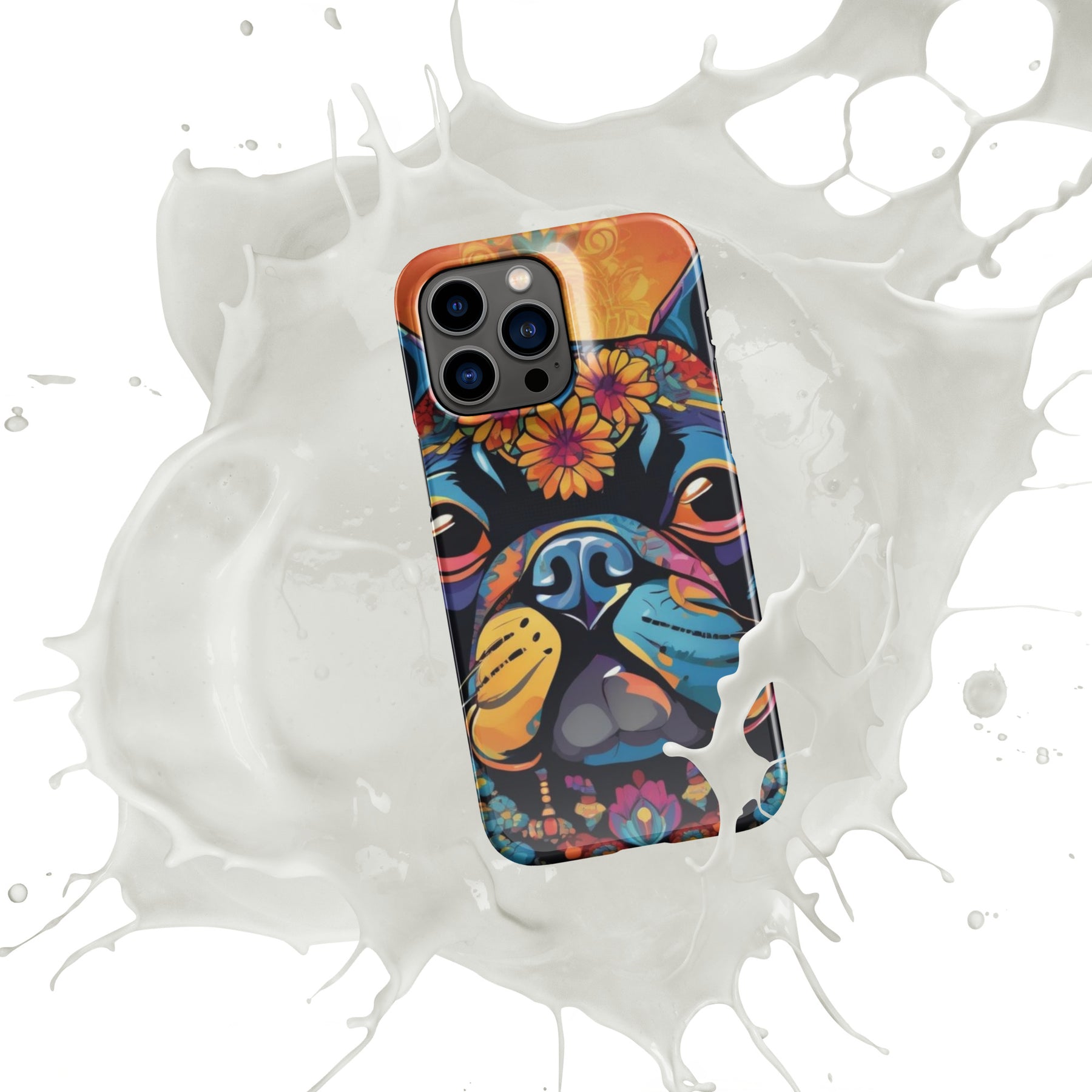 French Bulldog Day of the Dead Snap case for iPhone®