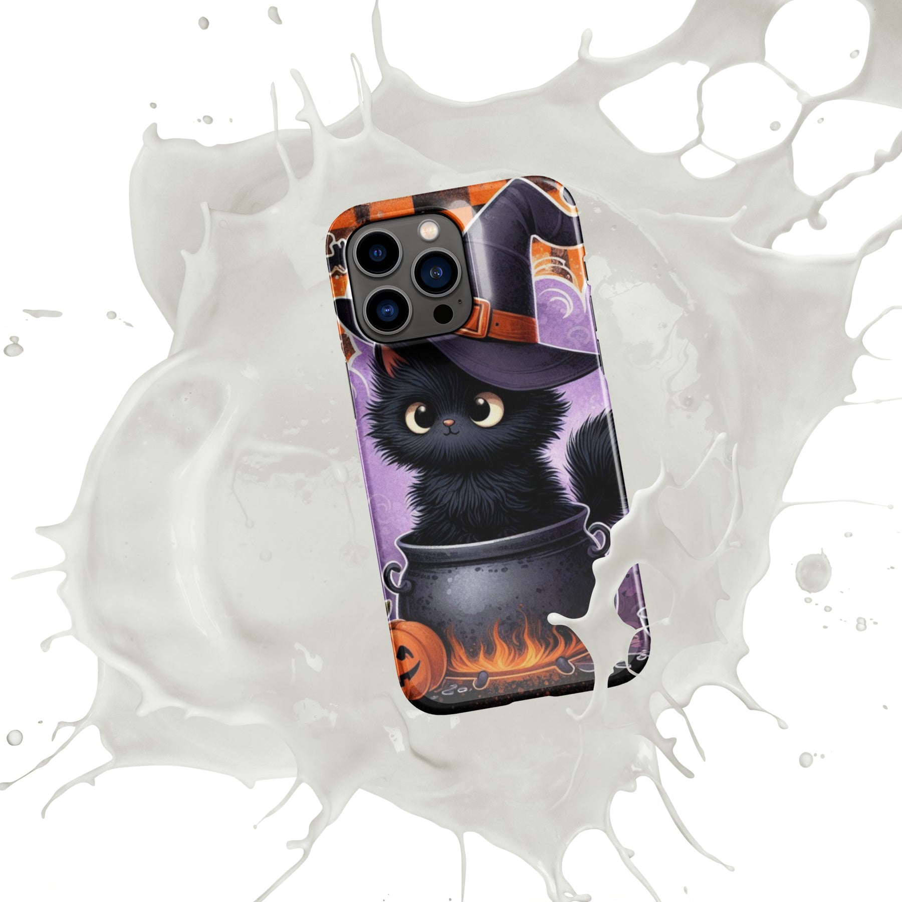 Spooky Black Cat  Snap case for iPhone®