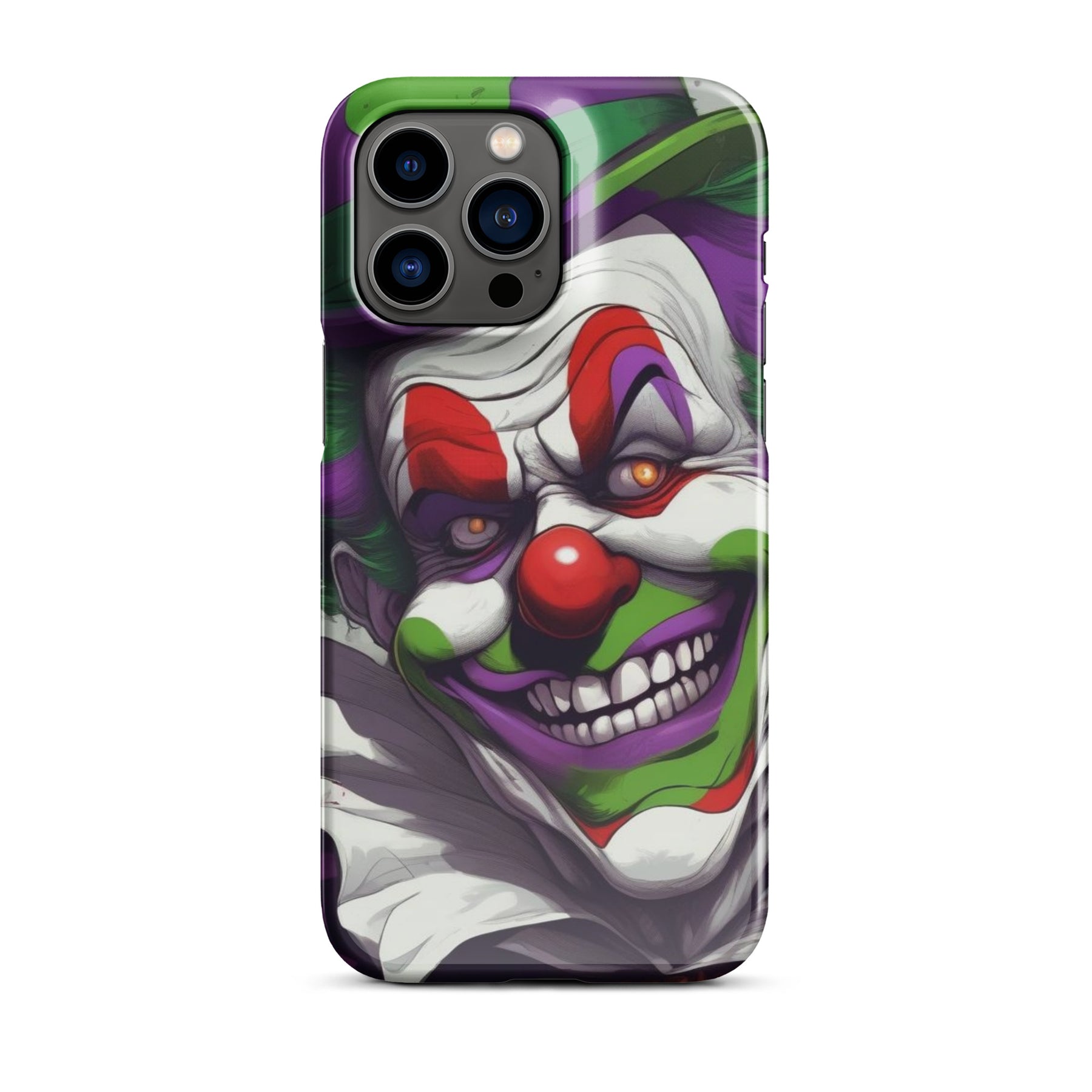 Spooky Clown Snap case for iPhone®