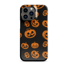 Pumpkin Face Snap case for iPhone®