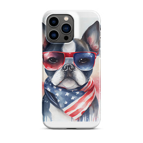 French Bulldog Patriotic Snap case for iPhone®