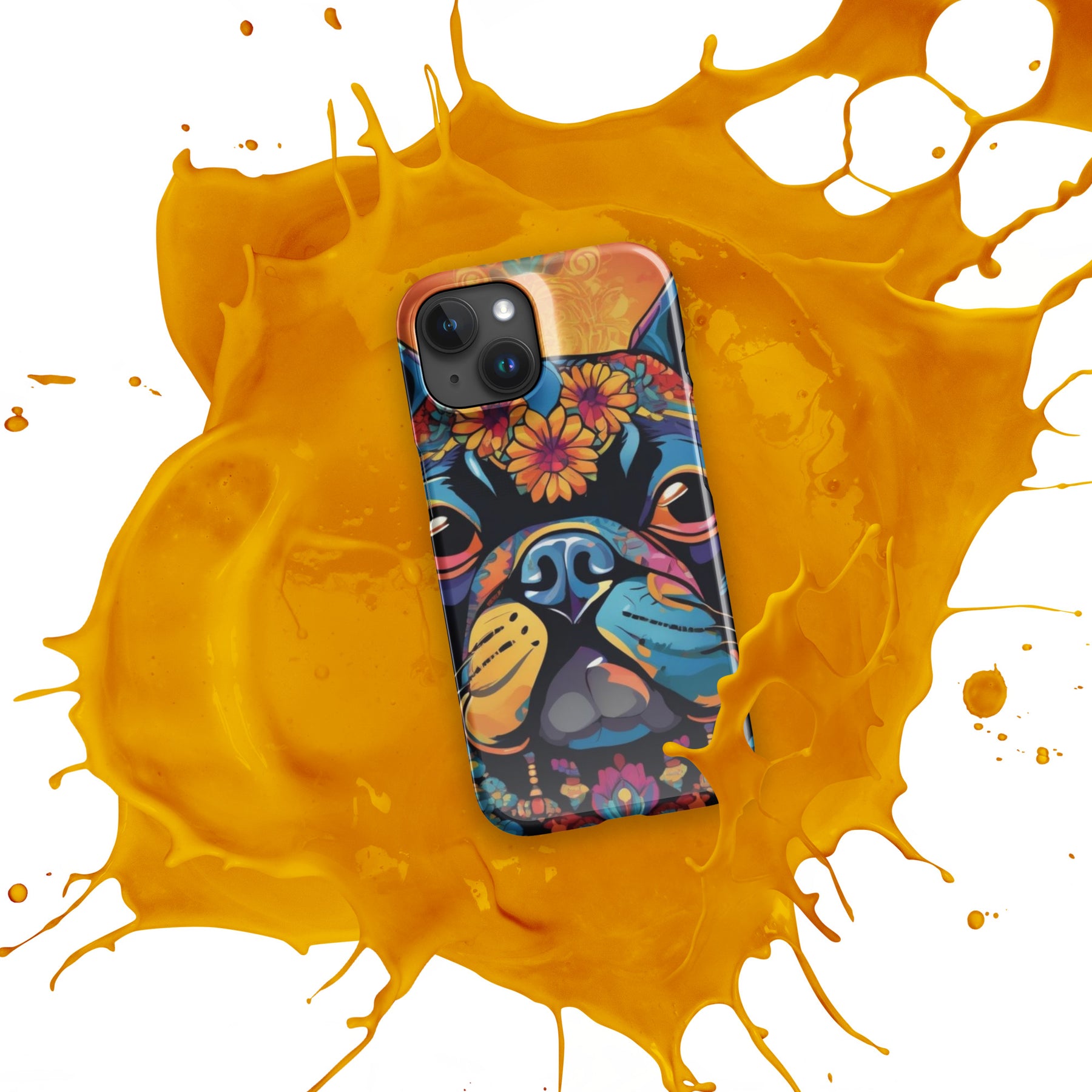 French Bulldog Day of the Dead Snap case for iPhone®