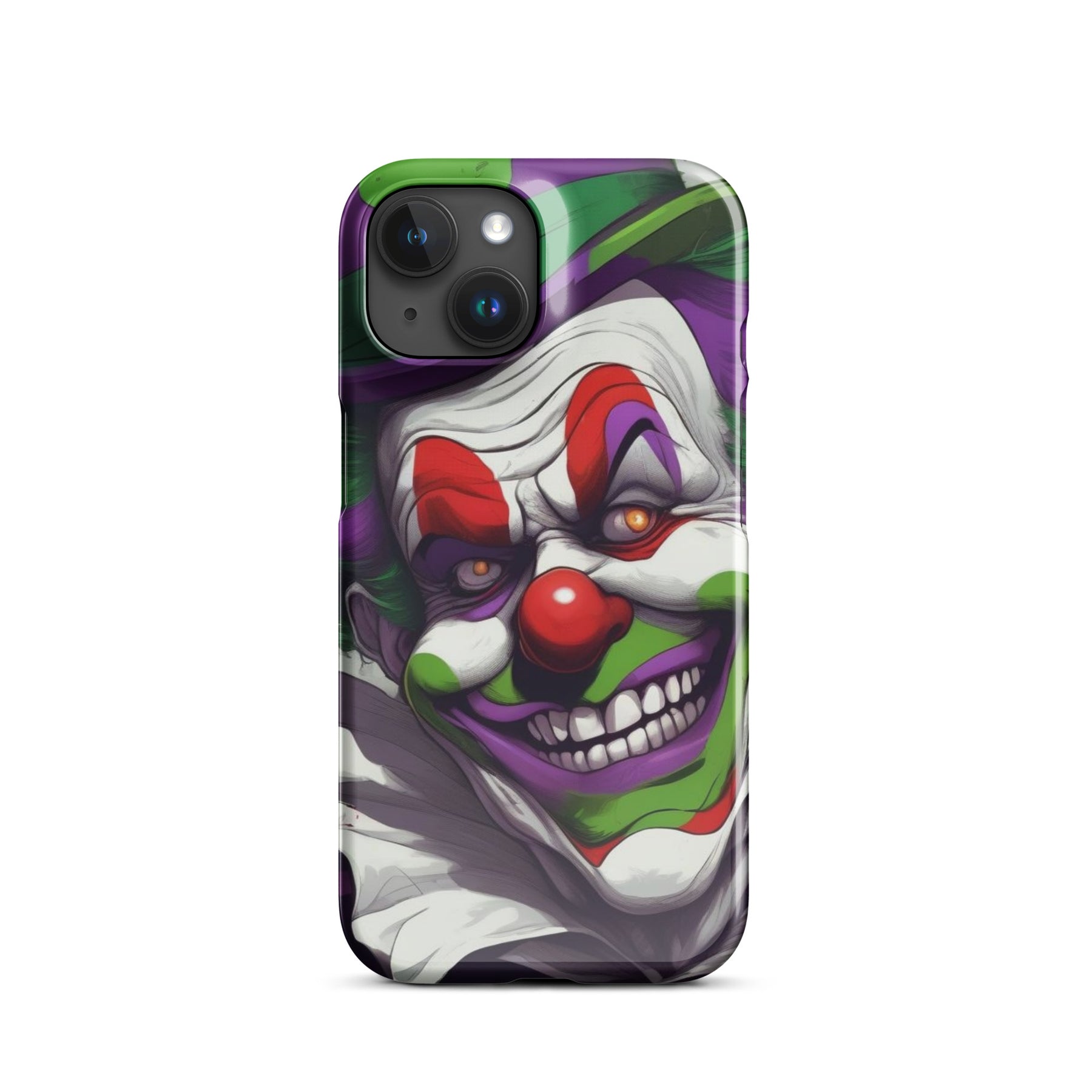 Spooky Clown Snap case for iPhone®