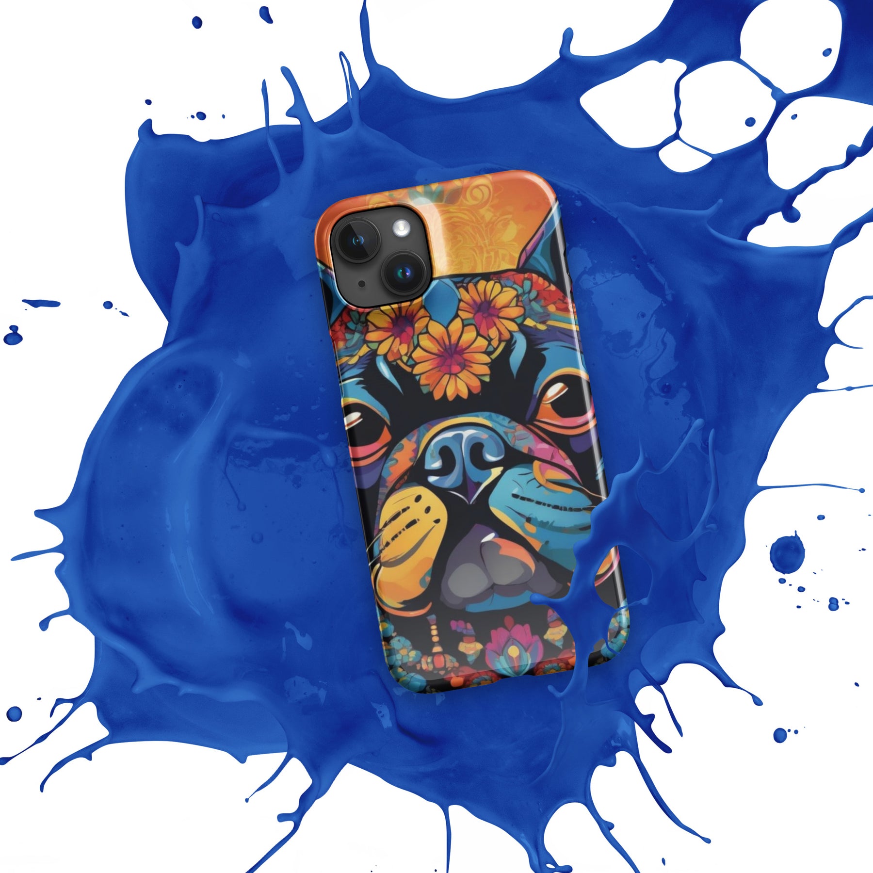 French Bulldog Day of the Dead Snap case for iPhone®