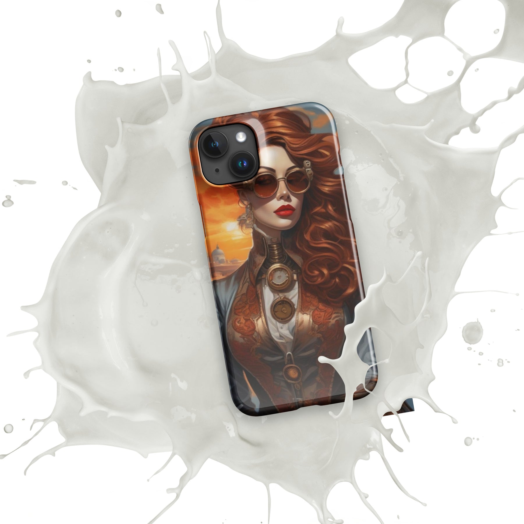 Steampunk Girl Snap case for iPhone®