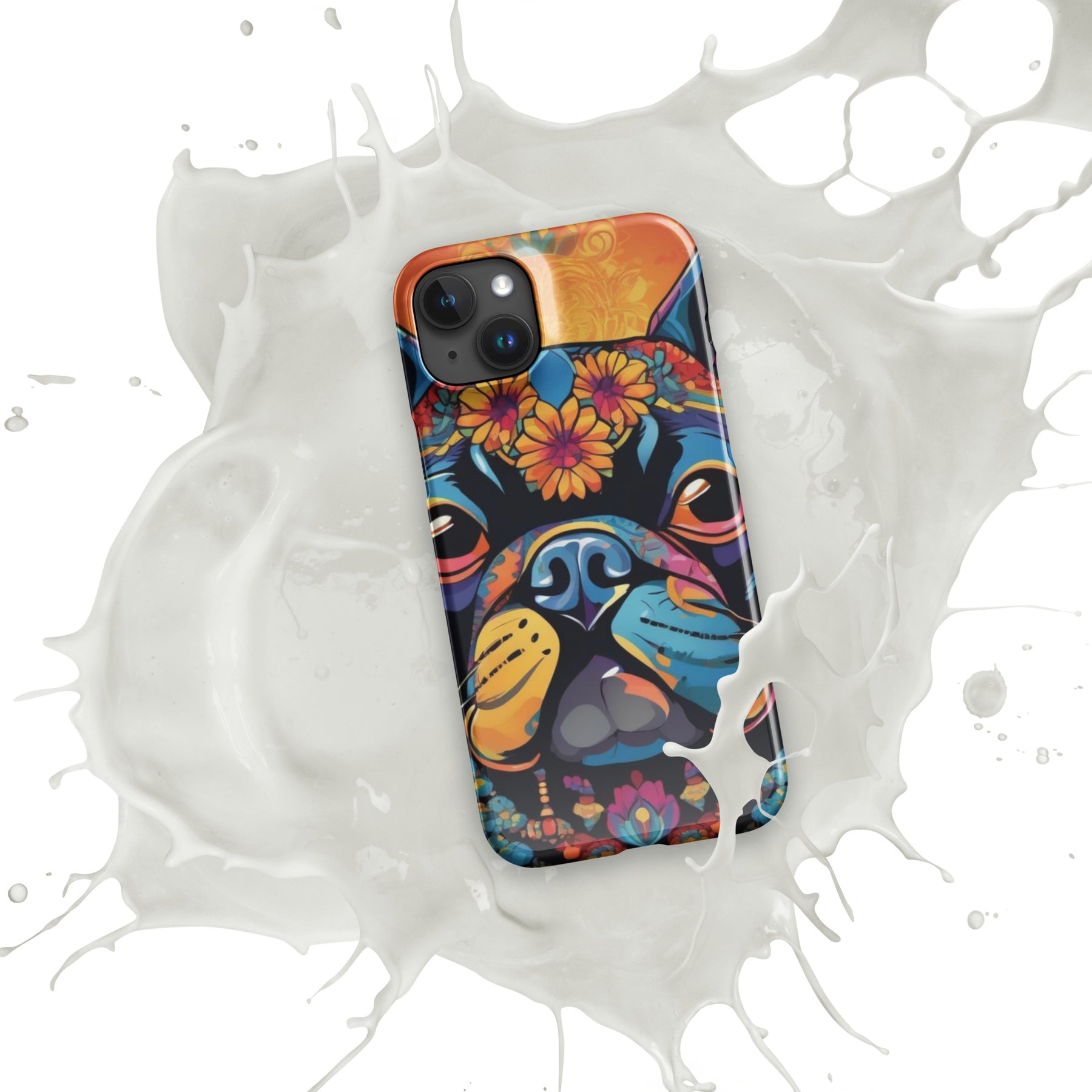 French Bulldog Day of the Dead Snap case for iPhone®