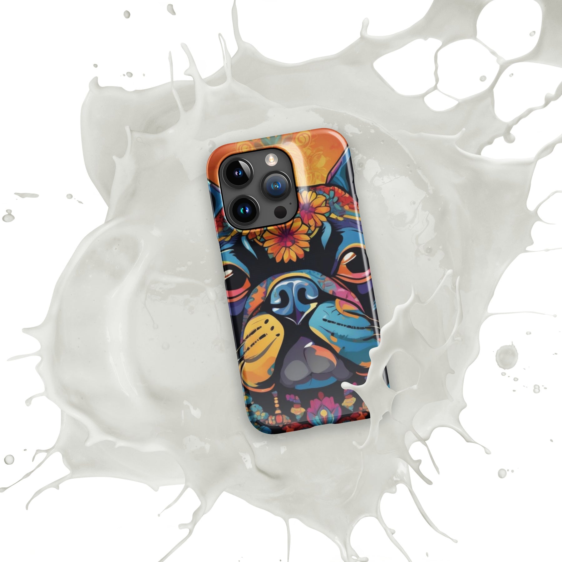 French Bulldog Day of the Dead Snap case for iPhone®