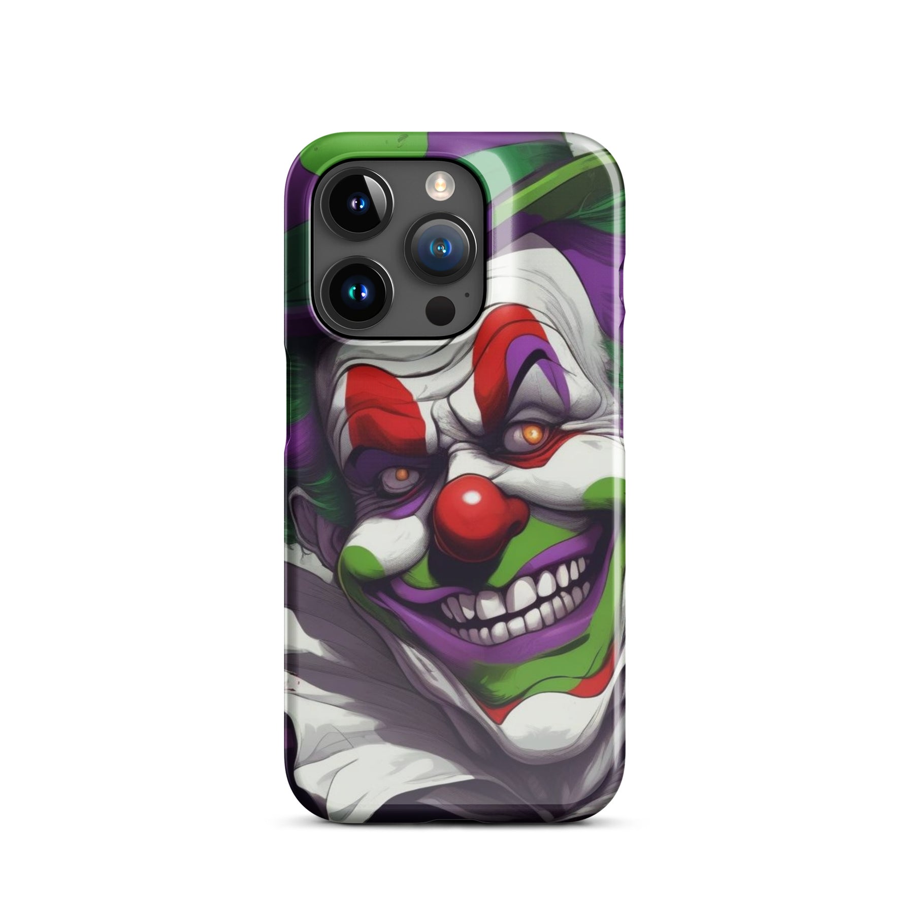 Spooky Clown Snap case for iPhone®