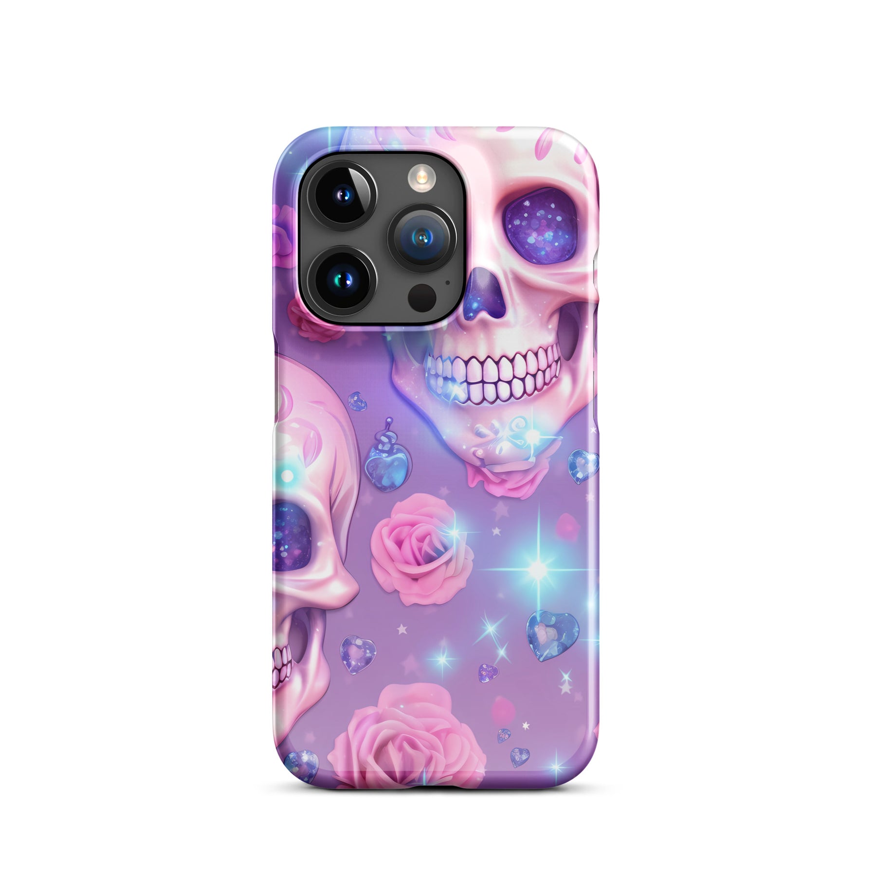 Pink Skull Snap case for iPhone®