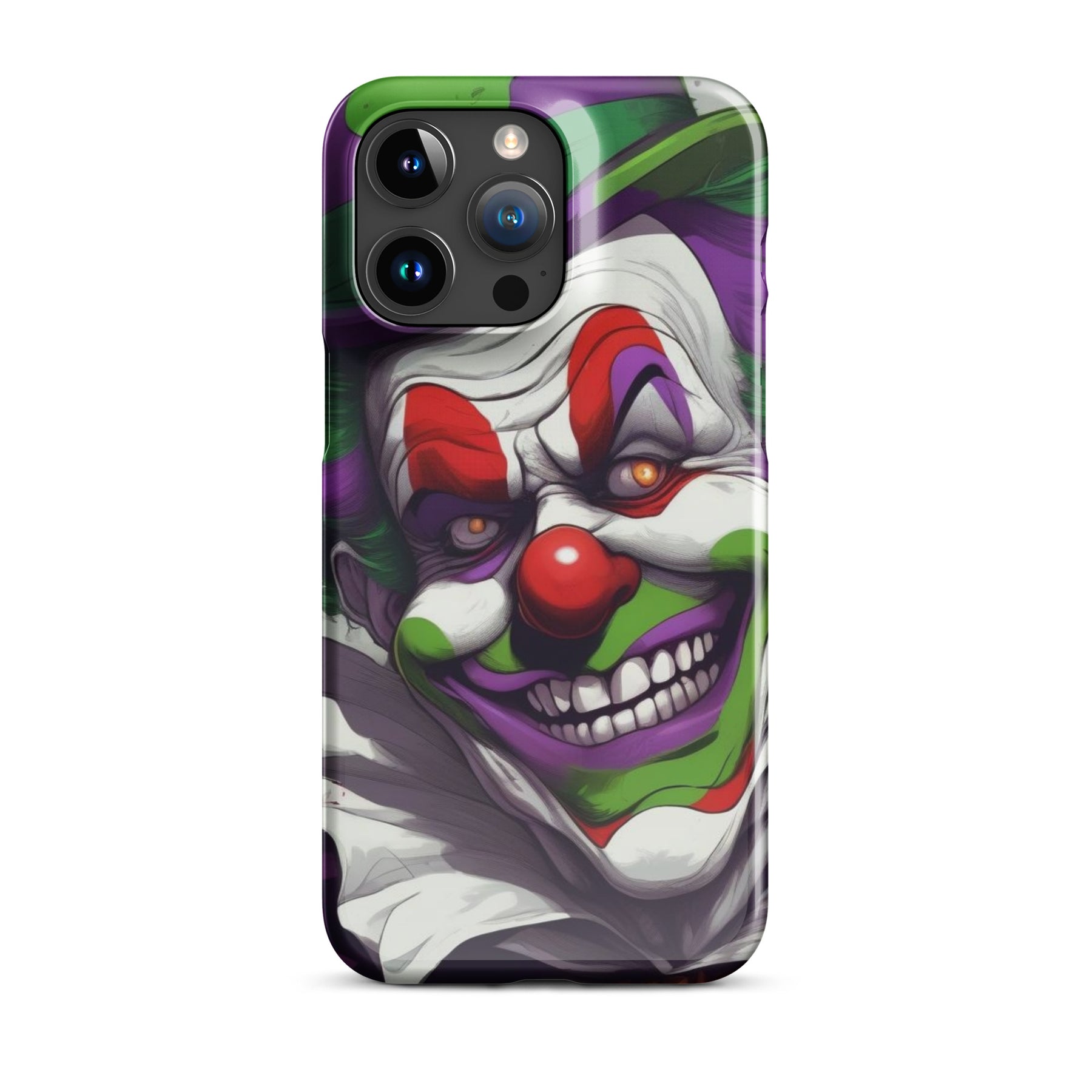 Spooky Clown Snap case for iPhone®