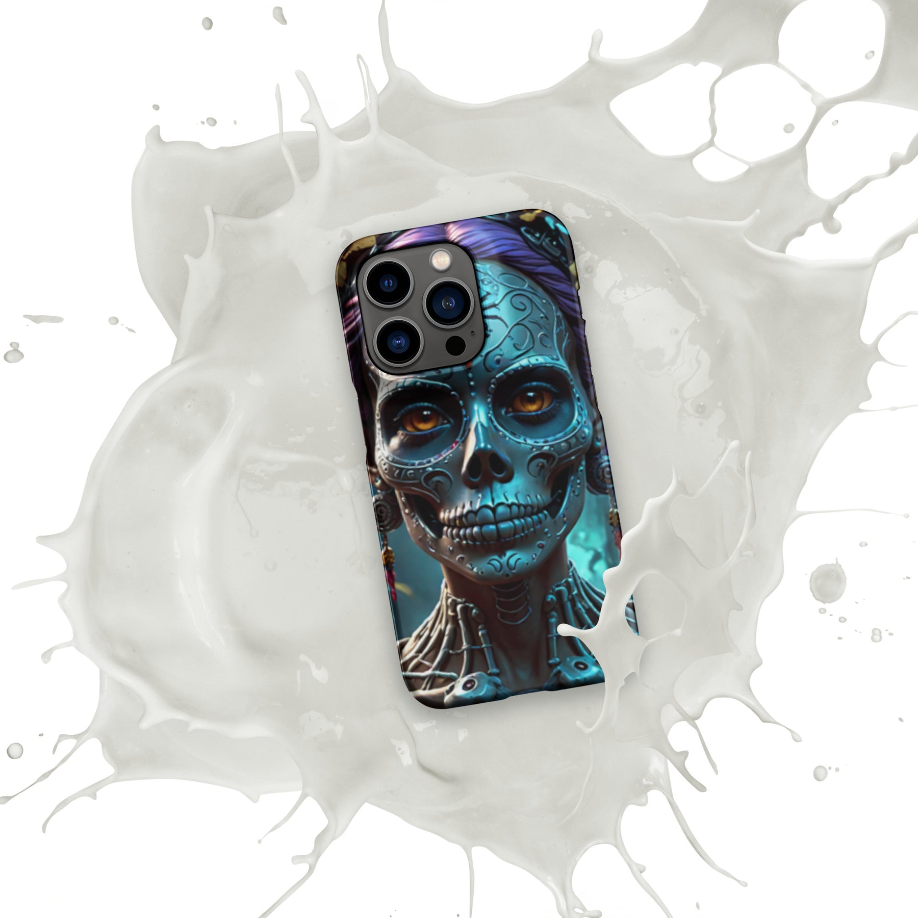 Day of the Dead Lady Skull Snap case for iPhone®