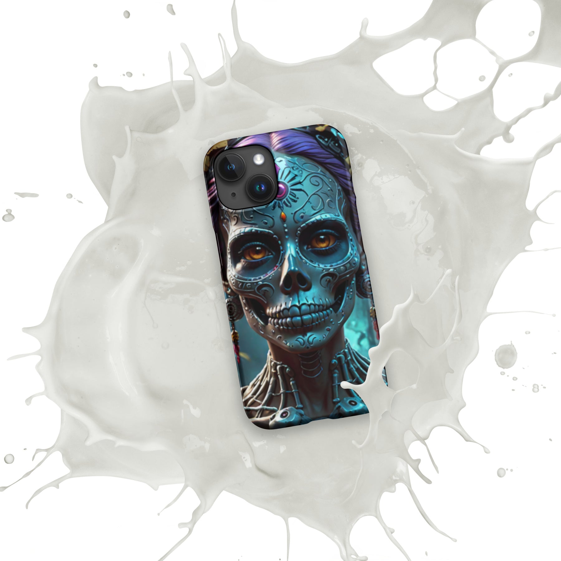 Day of the Dead Lady Skull Snap case for iPhone®