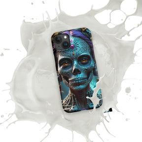 Day of the Dead Lady Skull Snap case for iPhone®