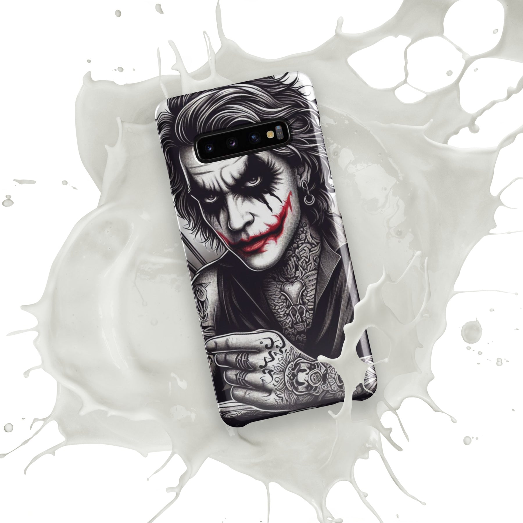 Joker Snap Case for Samsung with white splash design